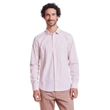 Imagem de Camisa Masculina Reserva Enxuto Colors Rosa-Masculino