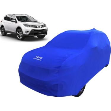 Imagem de Capa Automotiva Toyota Rav4 Tecido Helanca Cor Preta - Mz, Azul