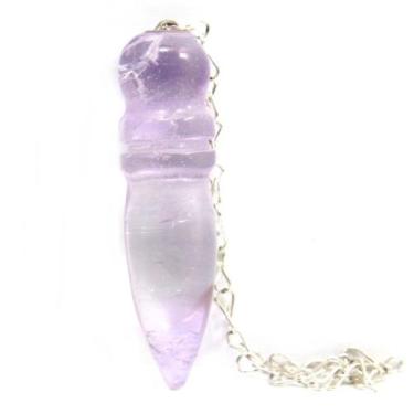 Imagem de Pendulo Egipcio AMETISTA Pedra Natural Radiestesia - CristaisdeCurvelo