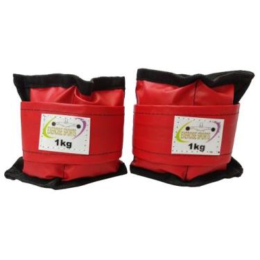 Imagem de Caneleira / Tornozeleira 1 KG - Exercise Sports, Vermelho