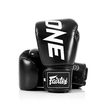 Imagem de Fairtex BGV1 ONE Luvas de sparring de boxe Muay Thai (Black, 14 oz)