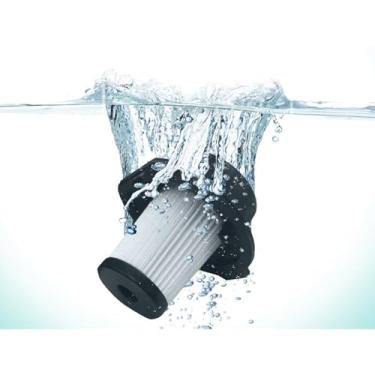 Imagem de Fearet Filtro de aspirador de pó lavável, peça de substituição compatível com acessórios para aspirador de pó Karcher Vc4I Karch Filtro Hepa