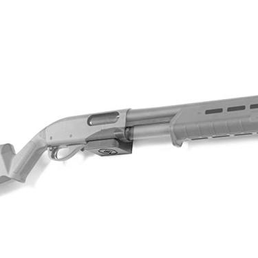 Imagem de Spartan Mounts Remington 870 12GA Suporte de Espingarda, Design Baixo Perfil, Organização de Armazenamento e Exibição de Parede, Garagem de Parede para Cofre de Armas