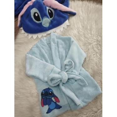 Imagem de roupão para bebê lilo stitch ideal para ensaio fotografico - Rainha fa