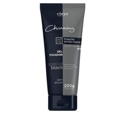 Imagem de Gel Fixador Special Black Charming Cless 200g com Fixação Extra Forte 