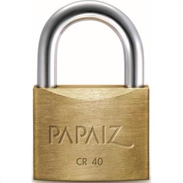 Imagem de Cadeado Papaiz 40Mm Flowpack 100400Cx - Kit C/5