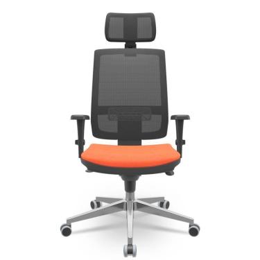 Imagem de Cadeira Brizza Presidente Tela Laranja