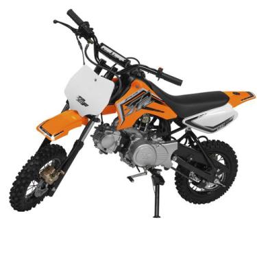 Imagem de Mini moto cross 50cc pro tork tr50f, Laranja, Aro 10/10