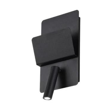 Imagem de Arandela de leitura flat aluminio led 3w c/usb - blumenau