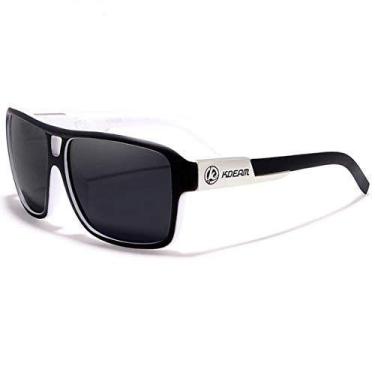 Imagem de Óculos de Sol Design Retangular KDEAM Lentes Antirreflexo uv400, Polar