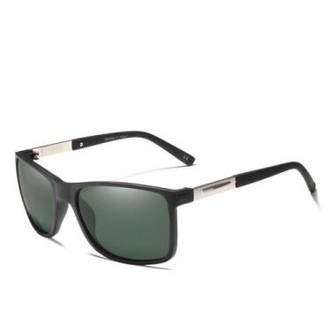 Imagem de Óculos de sol masculinos com lentes polarizadas, proteção uv - Kingsev