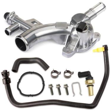 Imagem de Saída de Água para Caixa de Refrigeração Chevrolet Cruze, Sonic, Trax,