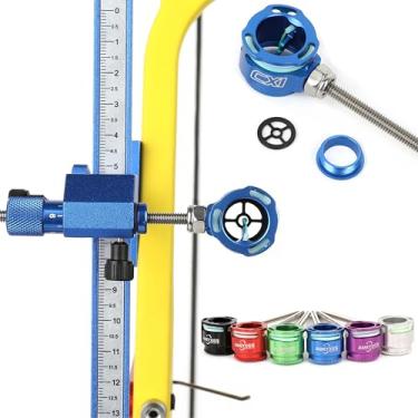 Imagem de ZSHJGJR Mira de arco recurvo para tiro com arco e flecha, pino único, fibra óptica, 1 pino, para caça com arco, acessórios de tiro ao alvo (azul)