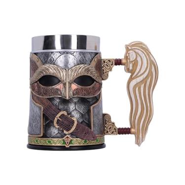 Imagem de Nemesis Now Caneca de cerveja de resina pintada à mão com inserção removível, 15,5 cm - Rohan