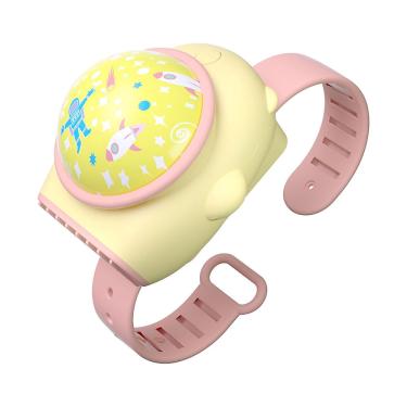 Imagem de Projetor Lâmpada Relógio Pequeno Ventilador Meninas Mãe E Bebê Ventilador De Carregamento Usb Brinquedos Dos Desenhos Animados Para Crianças