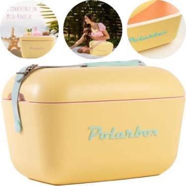 Imagem de Retrô Cooler Polarbox Original Amarelo 20L Estilo E Refrigeração