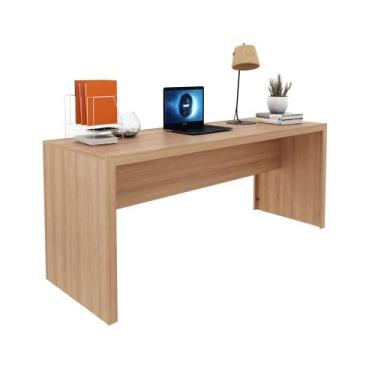 Imagem de Mesa Para Escritório 180cm ME4185 Amêndoa - Tecno - Tecno Mobile