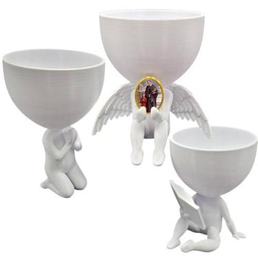 Imagem de Kit 3  Vasos Plantas São Vicente de Paula Capelinha Oração - Point da 