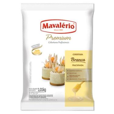 Imagem de Chocolate em gotas premium branco 1,01kg mavalério