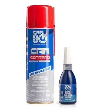 Imagem de Kit Trava Rosca E Porcas E Limpa Contato Car80