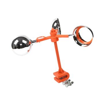 Imagem de WeiLaiKeQi Ferramenta de jardim repelente de pássaros refletivo, rotativo de 360 ​​graus, repelente de pássaros eólico, dispositivo refletivo para quintal de, Base Isolada