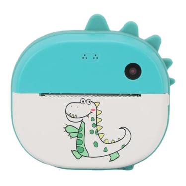 Imagem de ZJchao Cute Dinosaur Shape Instant Print Camera 48MP 2.0 Inch Screen Câmera de Impressão Térmica Com Print Paper for Life Records