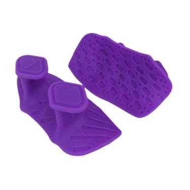 Imagem de YIJU 2 peças de protetores de mão para levantamento de peso, antiderrapantes, para academia, barra, almofadas para flexões, treinamento de ginástica, Roxo