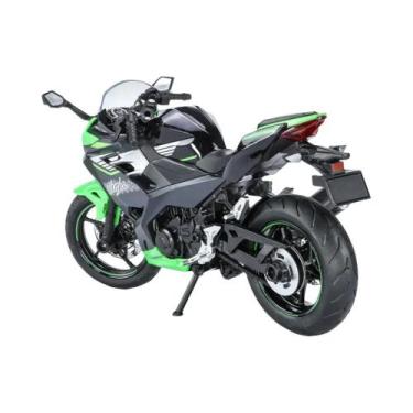 Imagem de Motocicleta De Brinquedo Kawasaki Ninja 400 Em Escala 1/12 Com Modelo 
