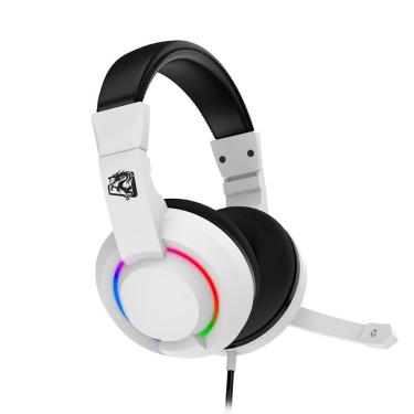 Imagem de Headset Gamer Alcor LED RGB ELG Branca HGAL