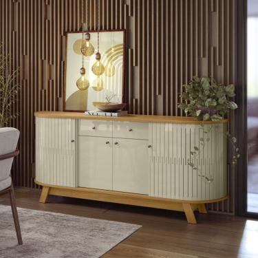 Imagem de Buffet 4 Portas 2 Gavetas Mônaco