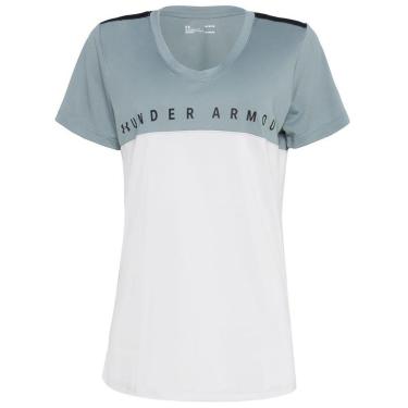 Imagem de Camiseta de Treino Feminina Under Armour Tech V Neck-Feminino