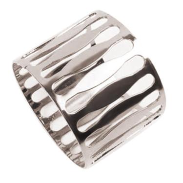 Imagem de Porta Guardanapo Inox Prata 4 Peças