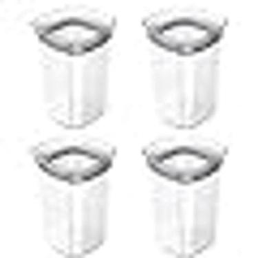 Imagem de Kit Potes Herméticos Ou Quadrados 1L , 4 Peças