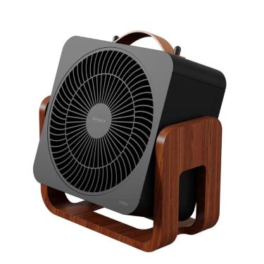 Imagem de Circulador de Ar Spirit Cubics 20cm com 3 Velocidades e Múltiplas Inclinações – Preto/Tabaco