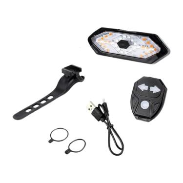 Imagem de Deevoka Seta de Bicicleta Recarregável Por USB, Peças para Pilotagem Noturna, Luz de Advertência Portátil