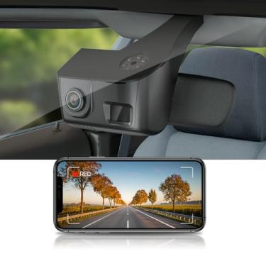 Imagem de Fitcamx Câmera veicular 4K adequada para veículos Audi HD2-3760 (compare a capa), aparência OEM, cor cinza, vídeo UHD 2160P, WiFi e aplicativo integrados, gravação em loop, monitoramento de