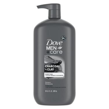 Imagem de Shampoo DOVE MEN + CARE Purificante com carvão vegetal e argila 31 mL,