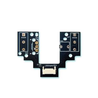 Imagem de Hokeyio Kit de microinterruptores PCB Hot-Swap para Logitech G Pro X Superlight 2 Lightspeed GPW4 Mouse – Almofadas douradas ENIG, grampos de 6 garras | Corrija clique duplo e personalize cliques