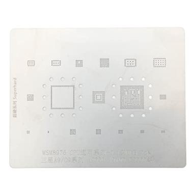 Imagem de BGA Reball Stencil Alta Precisão Fast Tinning Reballing Modelo Aço Inoxidável Durável para A9 C9 Série A9000 A9100 C9000