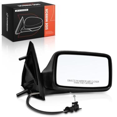 Imagem de A-Premium Espelho retrovisor manual do lado do passageiro compatível com Volkswagen Jetta 1993-1998, Golf 1993-1999 - Espelho retrovisor externo externo sem aquecimento com textura dobrável manual