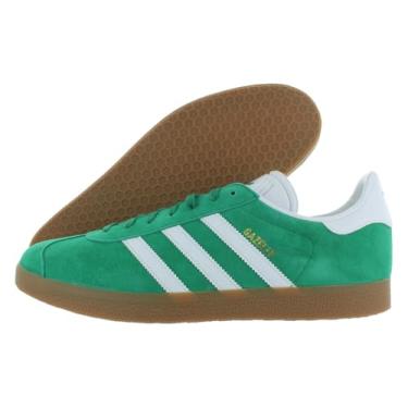 Imagem de adidas Tênis masculino Cblack/Ftwwht/Goldmt unissex Gazelle ADV Core blackFtwr Branco/dourado met. 48 EUA, Verde/branco/verde-goma, 41