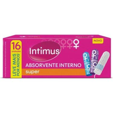 Imagem de Kit c/ 3 Absorvente Interno Super 16 Unidades Intimus
