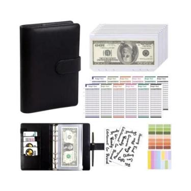 Imagem de Álbum De Cartões Kpop A5 Em Couro PU Com 200 Slots E 4 Bolsos Para Col