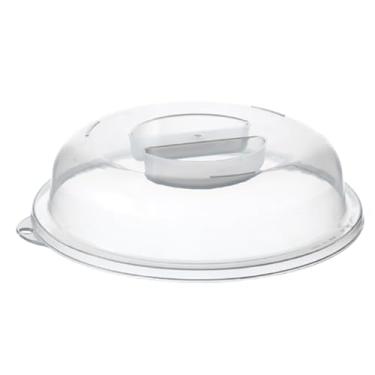 Imagem de 1 Unidade Tampa Do Forno De Microondas Cobertura De Bolo De Sobremesa Cloche Cobertura De Cúpula De Sobremesa Tampa Da Tampa Da Placa Pp Protetor Contra Respingos Prova De Agua