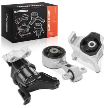 Imagem de A-Premium Kit de suporte de motor de 3 peças e montagem de transmissão e suporte de torque compatível com Honda Civic 2012-2013 1,8L, transmissão manual apenas