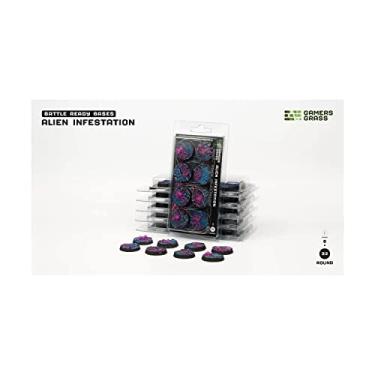 Imagem de Gamers Grass Alien Infestation Bases - Round 32mm (8 Pack) - Age 16+