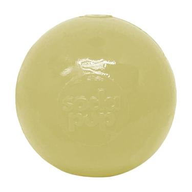 Imagem de SodaPup Squeaker Ball – Brinquedo de bola de cachorro durável, brinquedo de mastigar e brinquedo de recuperação flutuante com squeaker feito nos EUA de material de borracha não tóxico, seguro para