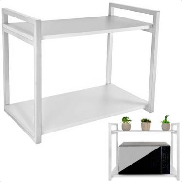 Imagem de Prateleira para Micro-ondas Suporte Nicho para Cozinha Spen - Loja da 