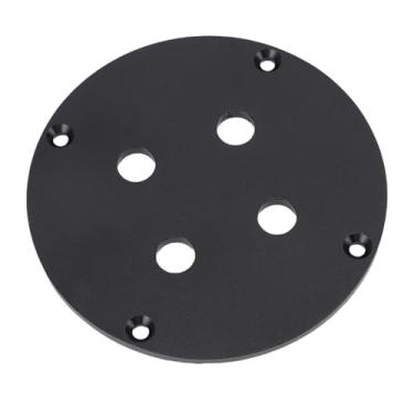 Imagem de Cryfokt Placa do Terminal da Parede de áudio, Placa de Parede de áudio Alta Alta para 1/4 Duplo Em Soquetes de Fone de Ouvido para o Restaurante (Preto)