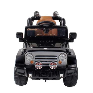 Imagem de Jipe Elétrico Trilha Preto Com Controle Remoto Bel